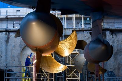 Tailor-made electrical propulsion system, comprising three 20-megawatt (MW) Azipod propulsion units, to provide the additional reliability and manoeuvrability required.